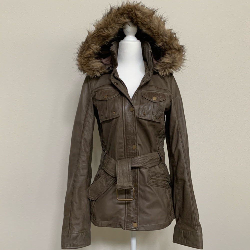 Genuine Leather Jacket Size XS